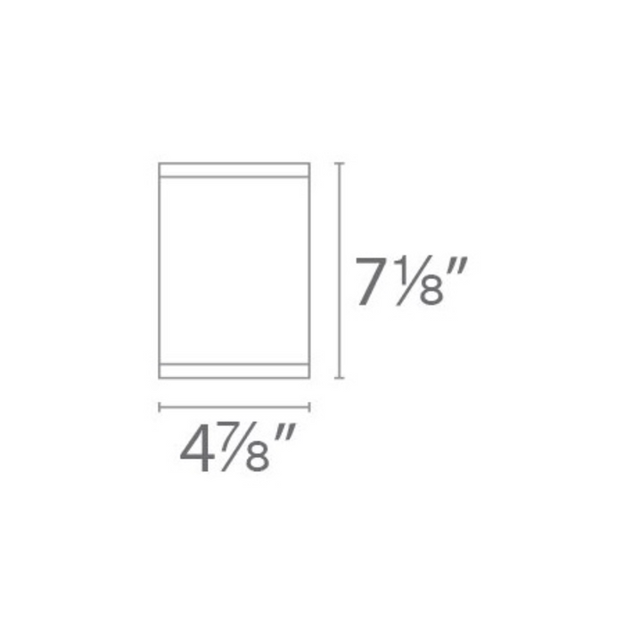 WAC DS-CD05 Tube Architectural 5" 30W LED Color Changing Ceiling Mount