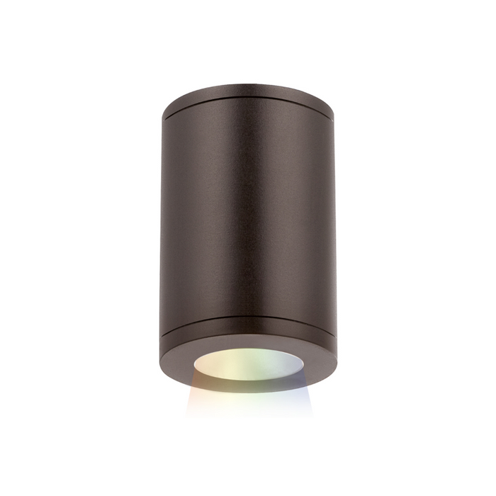 WAC DS-CD05 Tube Architectural 5" 30W LED Color Changing Ceiling Mount - Bronze