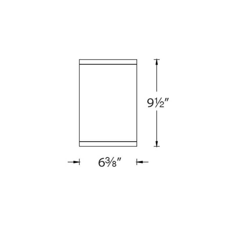 WAC DS-CD06 Tube Architectural 6" 35W LED Outdoor Ceiling Mount