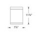 WAC DS-CD0834 Tube Architectural 8" 34W LED Outdoor Ceiling Mount