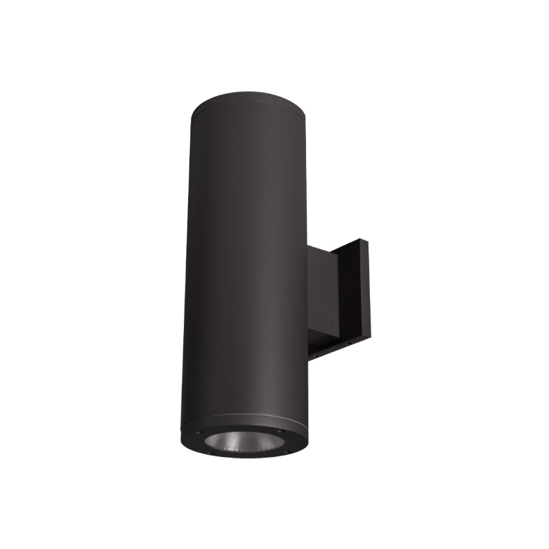 WAC DS-WD0534 Tube Architectural 5" 34W LED Double Wall Mount, Towards The Wall - Black