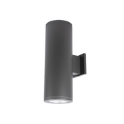 WAC DS-WD08 Tube Architectural 8" 93W LED Double Wall Mount, Towards The Wall - Graphite