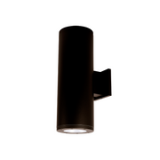WAC DS-WD08 Tube Architectural 8" 93W LED Double Wall Mount, Towards The Wall - Black