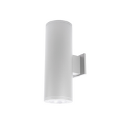 WAC DS-WD08 Tube Architectural 8" 93W LED Double Wall Mount, Towards The Wall - White