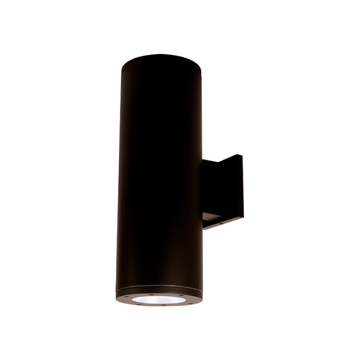 WAC DS-WE06EM Tube Architectural 6" 35W LED Extended Single Wall Mount with Emergency Backup Battery, Away From The Wall - Black