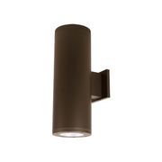 WAC DS-WE0622 Tube Architectural 6" 22W LED Extended Single Wall Mount, Towards The Wall - Bronze