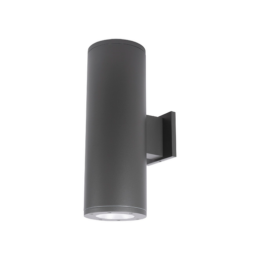 WAC DS-WE0622EM Tube Architectural 6" 22W LED Extended Single Wall Mount with Emergency Backup Battery, Away From The Wall - Graphite