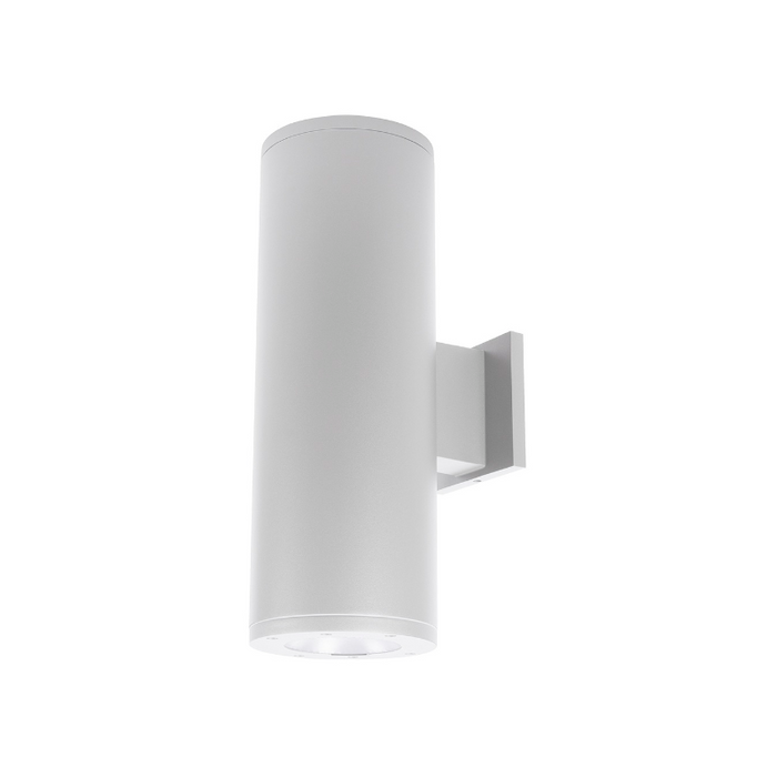 WAC DS-WE06EM Tube Architectural 6" 35W LED Extended Single Wall Mount with Emergency Backup Battery, Towards The Wall - White