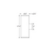 WAC DS-WE06EM Tube Architectural 6" 35W LED Extended Single Wall Mount with Emergency Backup Battery, Towards The Wall