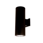 WAC DS-WE08EM Tube Architectural 8" 46W LED Extended Single Wall Mount with Emergency Backup Battery, Towards The Wall - Black