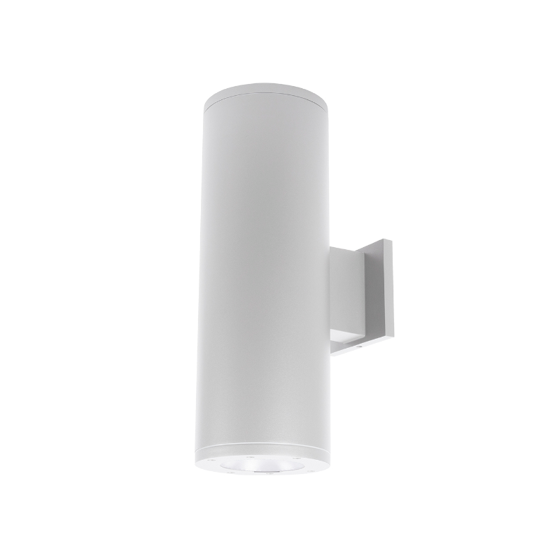 WAC DS-WE0834EM Tube Architectural 8" 34W LED Extended Single Wall Mount with Emergency Backup Battery, Away From The Wall - White