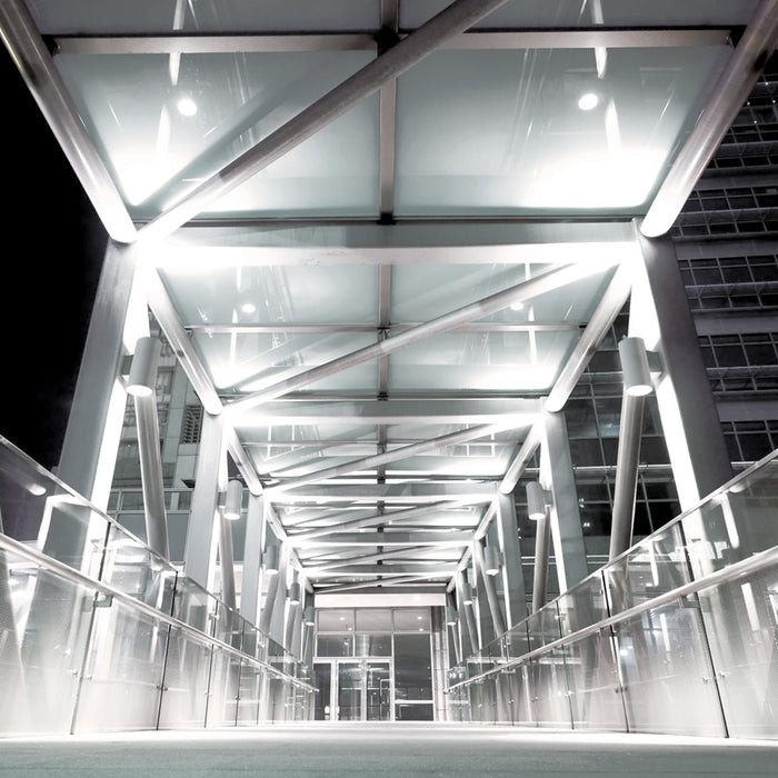 WAC DS-WS05 Tube Architectural 5" 25W Single LED Outdoor Wall Mount, 33° Beam