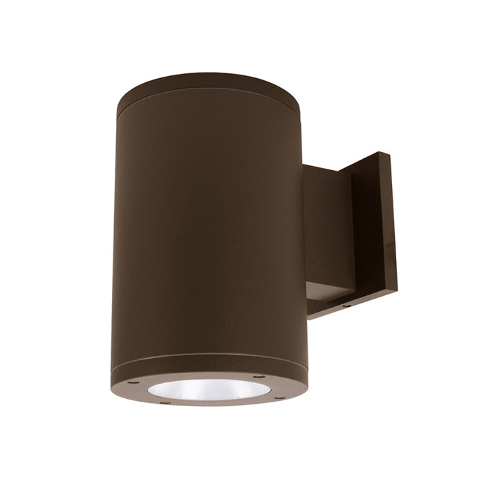 WAC DS-WS05 Tube Architectural 5" 25W Single LED Outdoor Wall Mount, 33° Beam-Bronze
