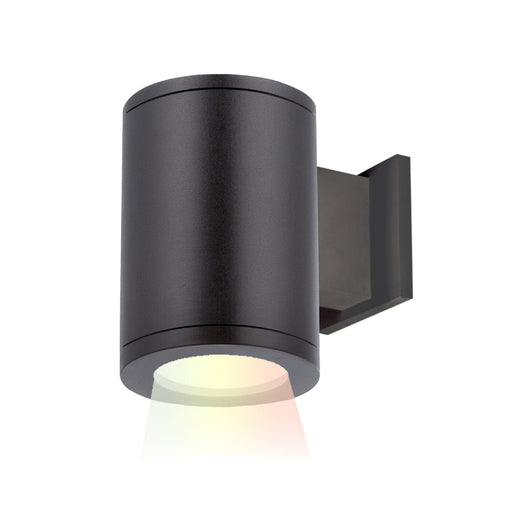 WAC DS-WS05 Tube Architectural 5" LED Color Changing Wall Mount, Single Sided - Black