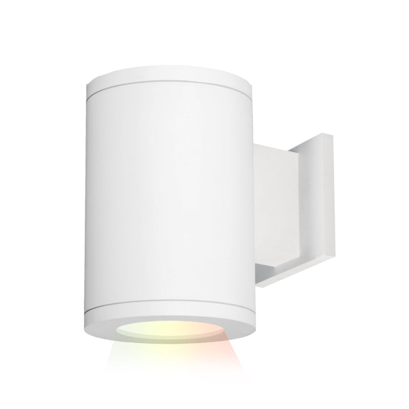 WAC DS-WS05 Tube Architectural 5" LED Color Changing Wall Mount, Single Sided - White