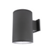 WAC DS-WS0622 Tube Architectural 6" 22W LED Single Wall Mount, Straight Up or Down - Graphite
