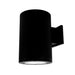 WAC DS-WS06 Tube Architectural 6" 35W LED Single Wall Mount, 38° Beam-Black