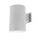 WAC DS-WS06 Tube Architectural 6" 35W LED Single Wall Mount, 38° Beam-White