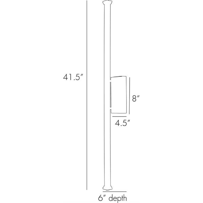 Arteriors DS44006 Hutu 2-lt 42" Tall Wall Sconce