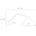 Arteriors DS49016 Padma 1-lt 12" Wall Sconce