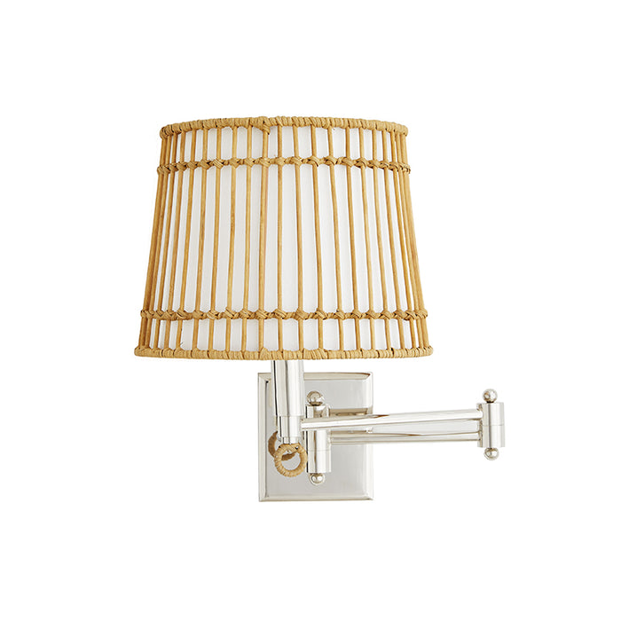 Arteriors DW49003 Sea Island 1-lt 15" Tall Swing Arm Wall Sconce