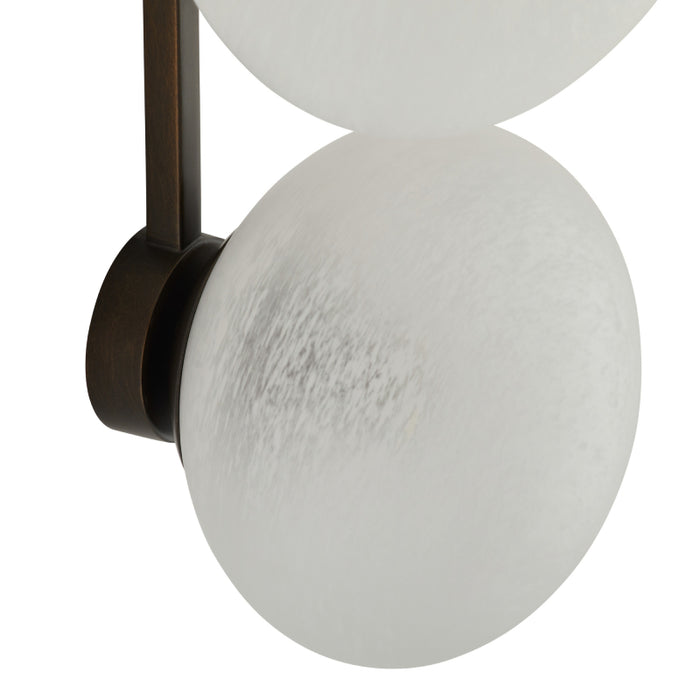 Arteriors DWC54 Greensboro 2-lt 16" Tall Wall Sconce