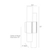 Arteriors DWC55 Huntington 4-lt 20" Tall Wall Sconce