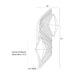 Arteriors DWC63 Jenner 2-lt 21" Tall LED Wall Sconce