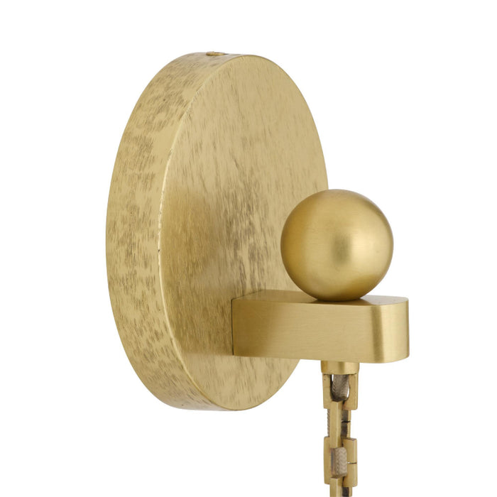 Arteriors Jayce 1-lt 22" Tall Wall Sconce - Antique Brass
