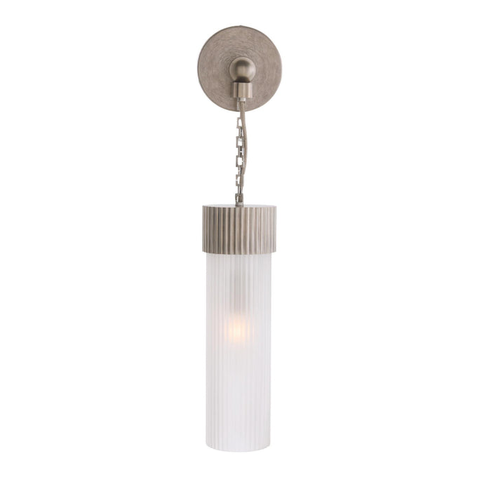 Arteriors Jayce 1-lt 22" Tall Wall Sconce  - Vintage Silver Steel