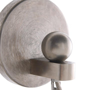 Arteriors Jayce 1-lt 22" Tall Wall Sconce  - Vintage Silver Steel