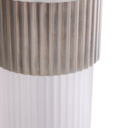 Arteriors Jayce 1-lt 22" Tall Wall Sconce  - Vintage Silver Steel