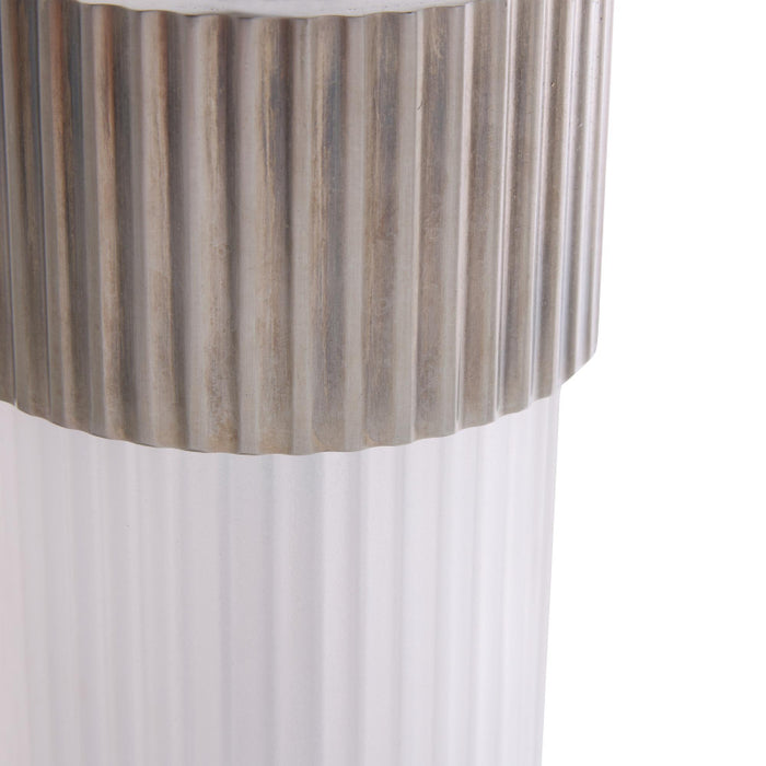 Arteriors Jayce 1-lt 22" Tall Wall Sconce  - Vintage Silver Steel