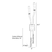 Arteriors DWC70 Italo 1-lt 39" Tall LED Wall Sconce