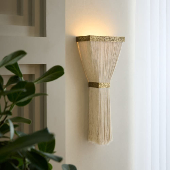 Arteriors DWC82 Jenessa 1-lt 20" Tall LED Wall Sconce - Ivory