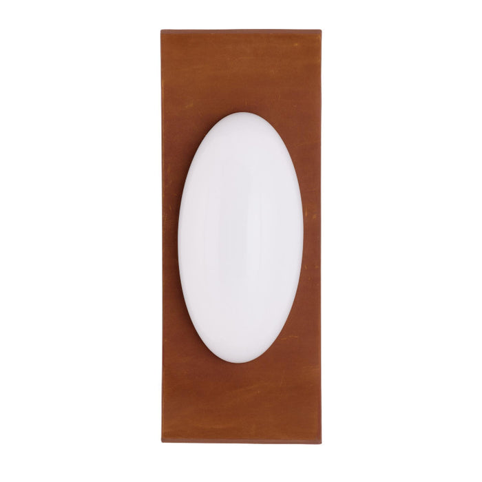 Arteriors Jeter 1-lt 14" Tall LED Wall Sconce - Brandy Leather