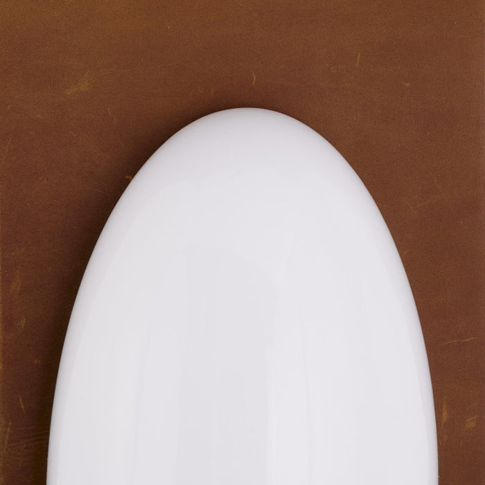 Arteriors Jeter 1-lt 14" Tall LED Wall Sconce - Brandy Leather