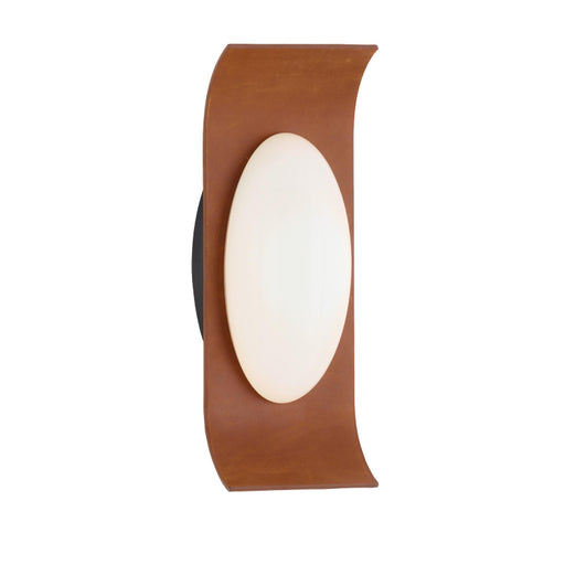 Arteriors Jeter 1-lt 14" Tall LED Wall Sconce - Brandy Leather