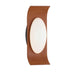 Arteriors Jeter 1-lt 14" Tall LED Wall Sconce - Brandy Leather