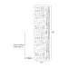 Arteriors DWI24 Izara 2-lt 18" Tall Wall Sconce