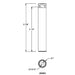 Bruck EXT-SKY-D 1" Skyline System Down Track Head
