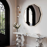 Paris Mirror Decagonal 32" x 32" LED Front-Lit and Back-Lit Mirror, 3CCT Selectable