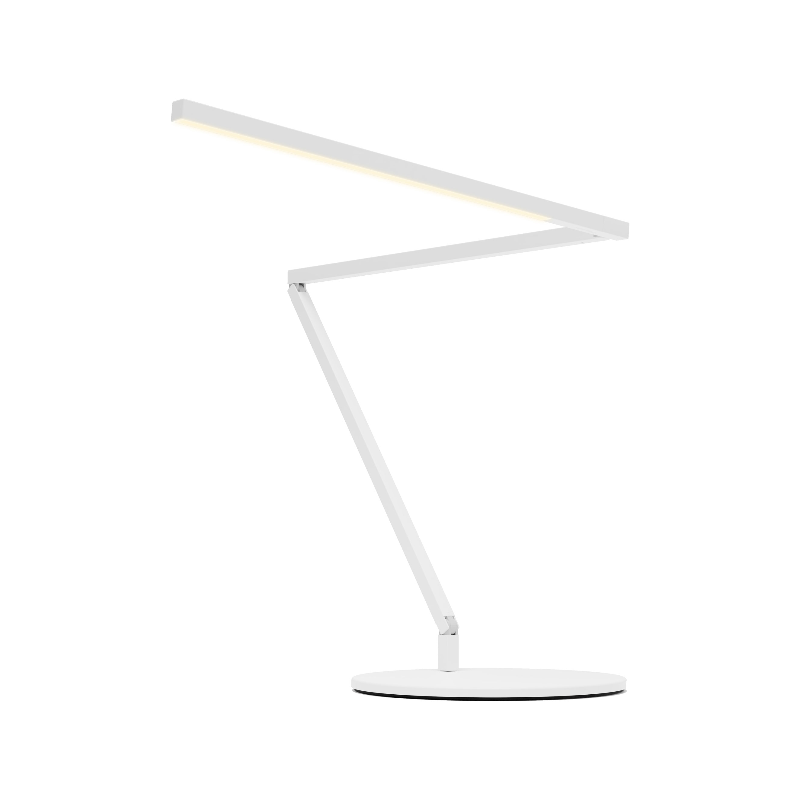 Koncept ZBD3000 Z-Bar Gen 4 LED Desk Lamp - Matte White/Desk Base