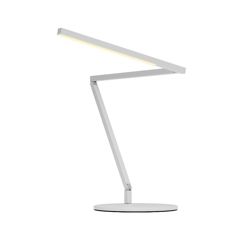 Koncept ZBD3100 Z-Bar Mini Gen 4 LED Desk Lamp - Matte White/Desk Base