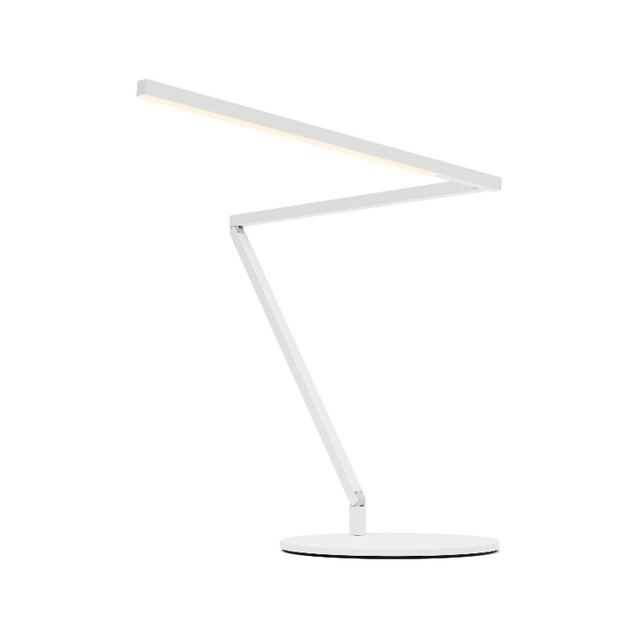 Koncept ZBD3000 Z-Bar Gen 4 LED Desk Lamp - Matte White/Desk Base