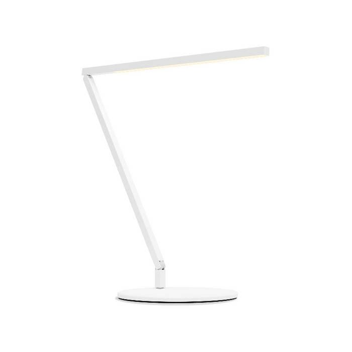 Koncept ZBD1000 Z-Bar Solo Gen 4 LED Desk Lamp - Matte White/Desk Base