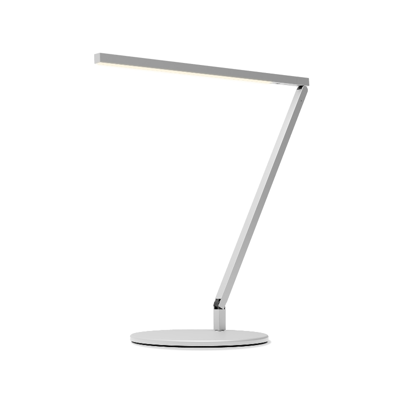 Koncept ZBD1000 Z-Bar Solo Pro Gen 4 LED Desk Lamp - Silver/Desk Base