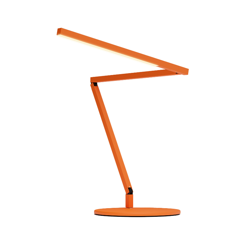 Koncept ZBD3100 Z-Bar Mini Gen 4 LED Desk Lamp - Matte Orange/Desk Base