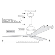 Mattews Fan IR3 Irene-3 52" Ceiling Fan