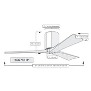 Matthews Fan IR3H Irene-3H 42" Hugger Ceiling Fan